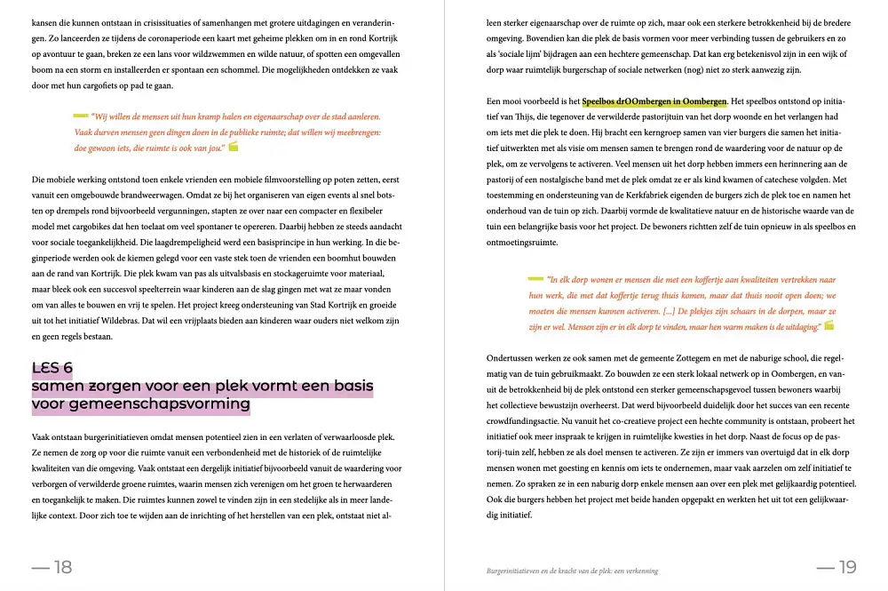 De kracht van de plek