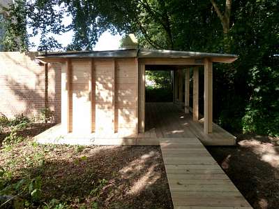 Reconversie pastorietuin tot groen plein