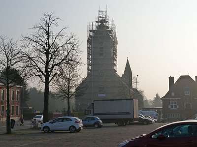 Room for contemplation in old chuchtower