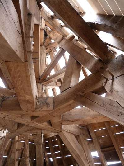 Room for contemplation in old chuchtower