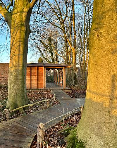 Reconversion old presbytery garden