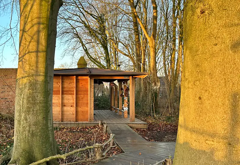 Reconversion old presbytery garden