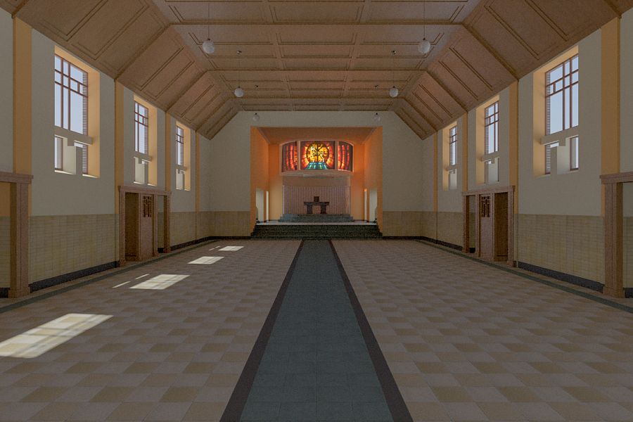 Saint-Alloyius secundary school's chapel - Ninove
